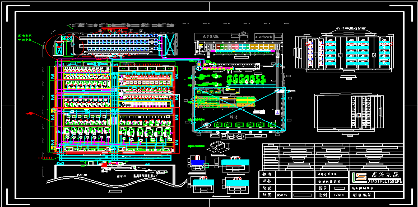 AGV 现场部署布局图